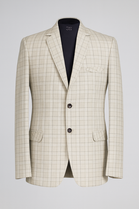 Classic Geometric Designer Blazer