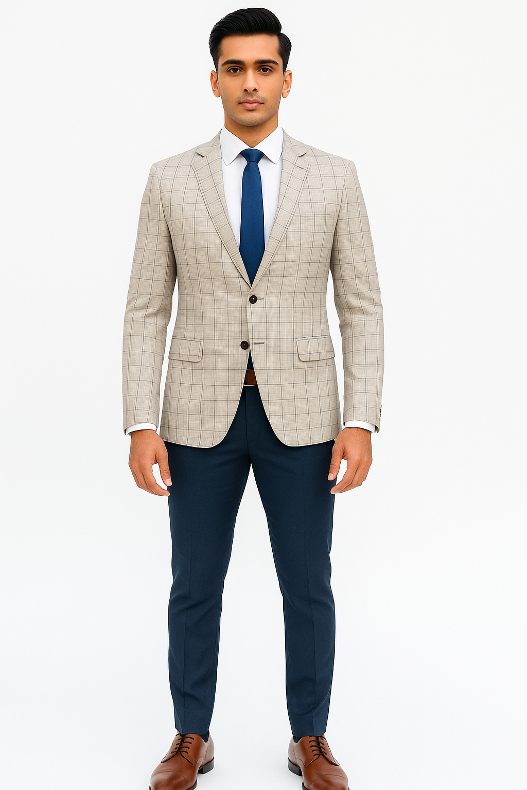 Classic Geometric Designer Blazer