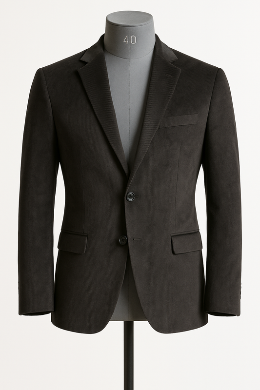 Black Corduroy Blazer