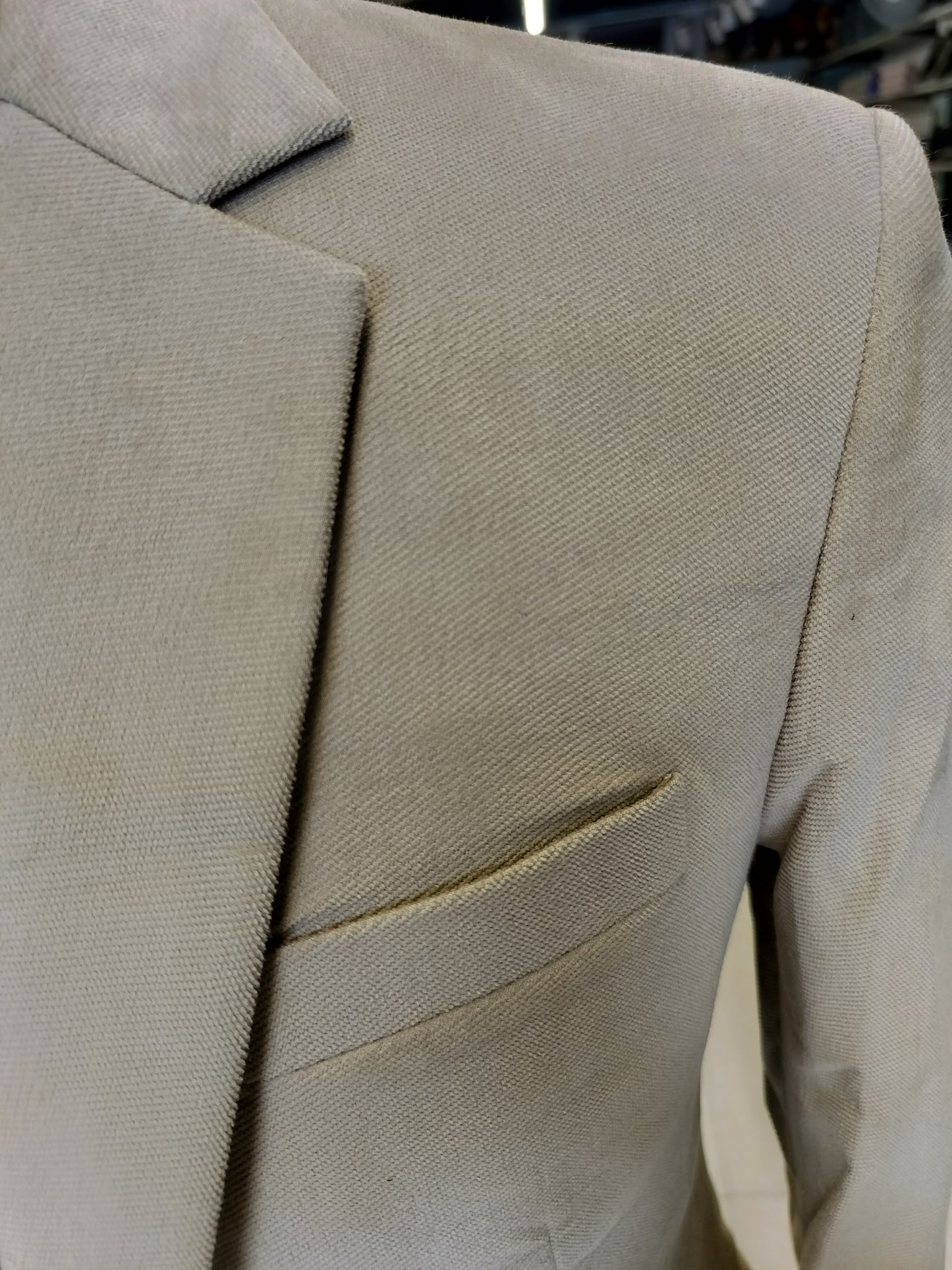Vintage Beige Gold Blazer
