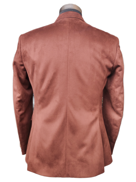 Classic Suede Brown Blazer