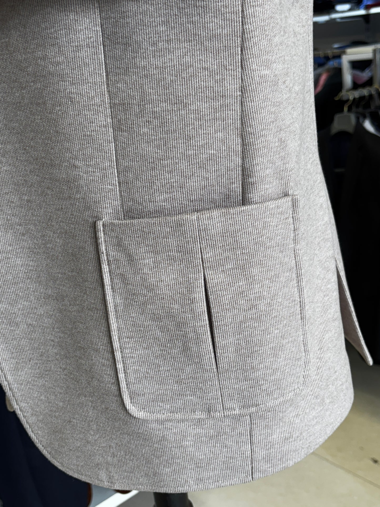 Aesthetic Corduroy Blazer Multi Pocket