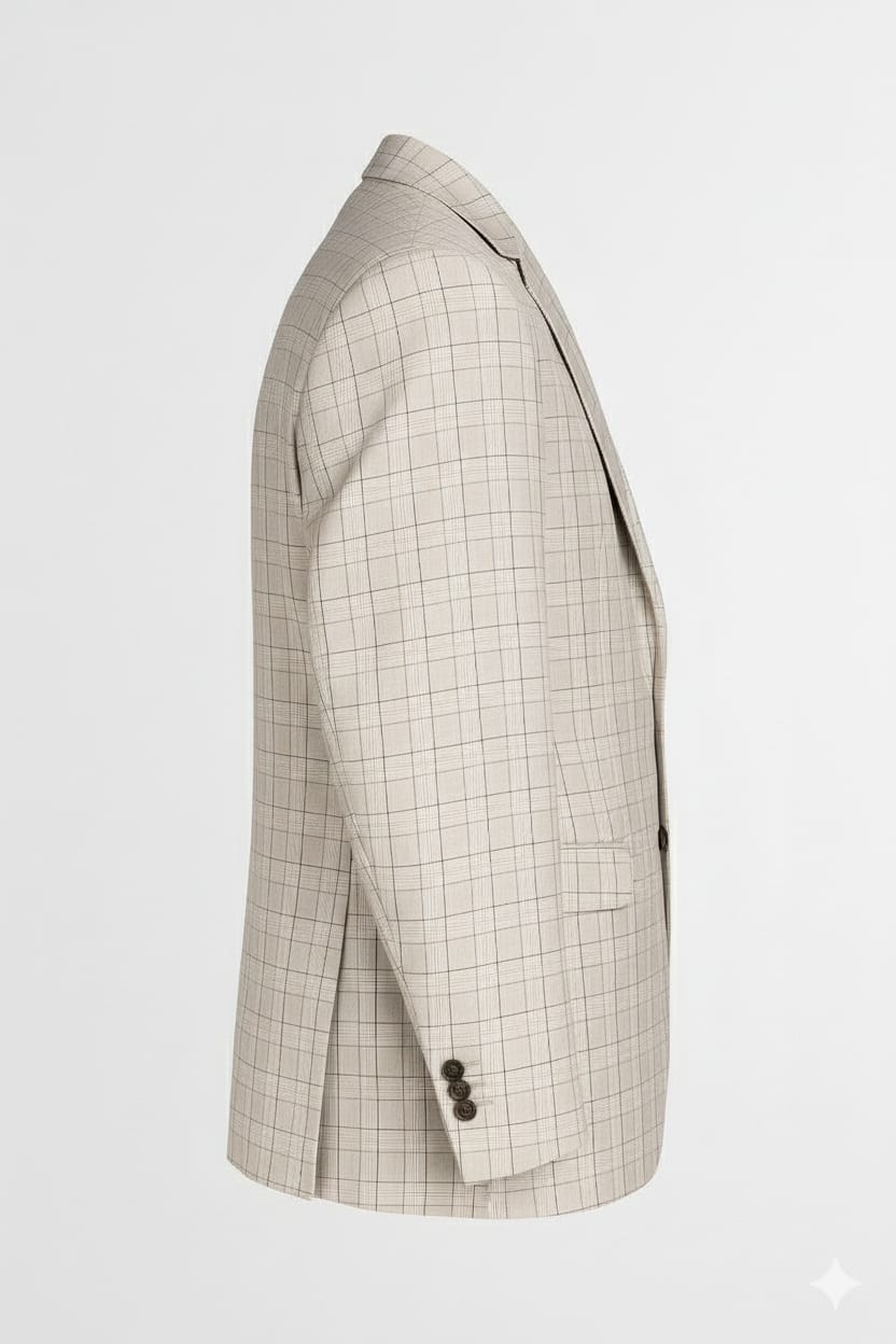 Classic Geometric Designer Blazer