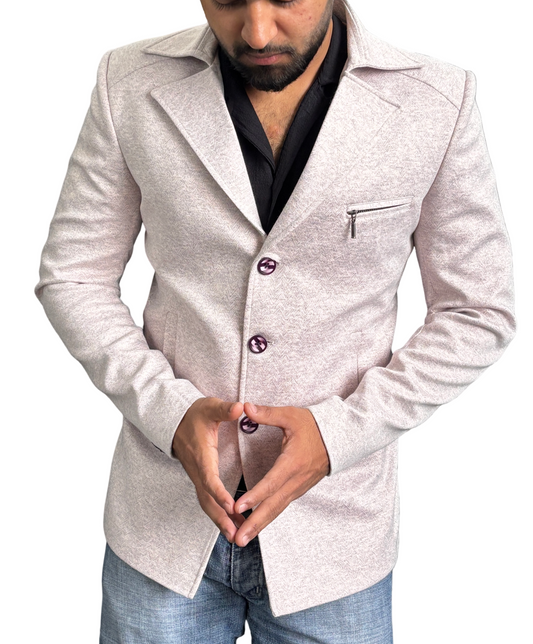 Designer Shacket Blazer with multi-pockets