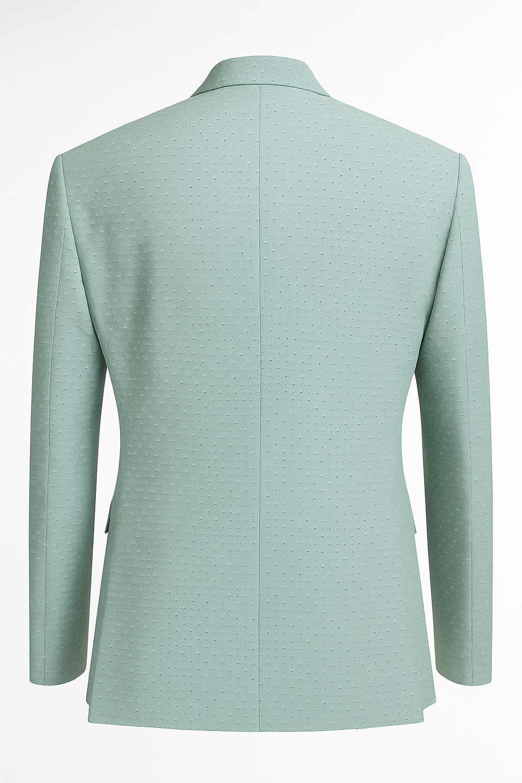 Stylish Aqua Light Green Blazer with sophisticated texture