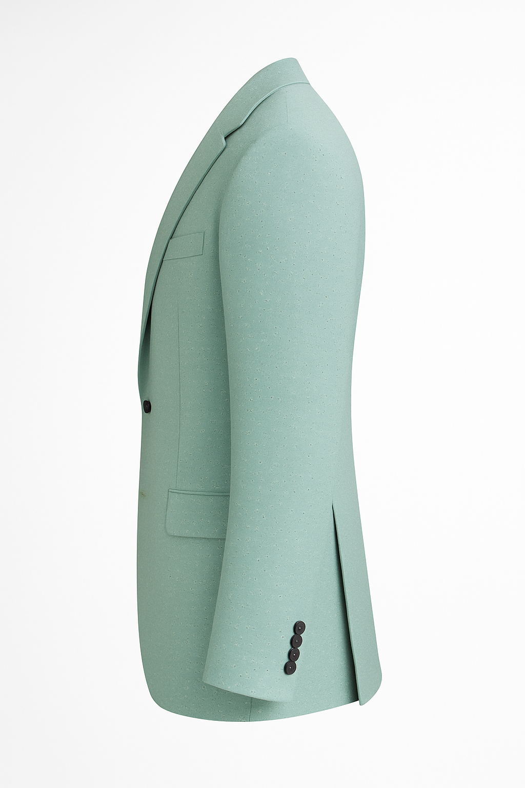 Stylish Aqua Light Green Blazer with sophisticated texture
