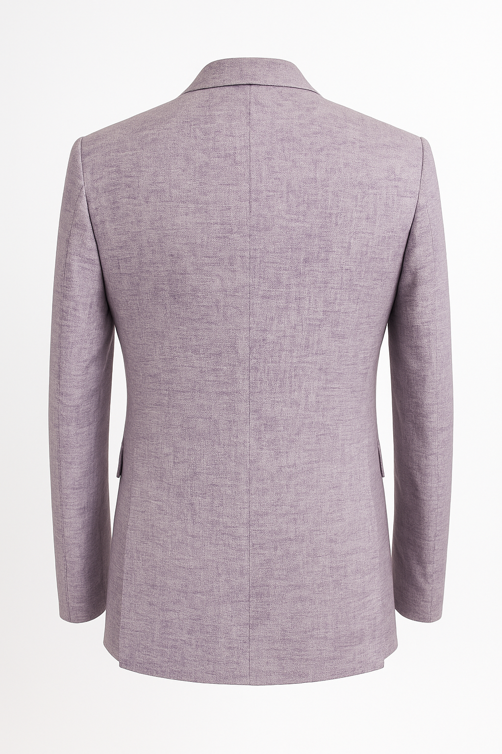 Contemporary textured Lavender White Blazer