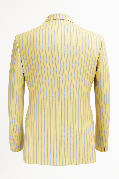 Classic Stripe Buttermilk Blazer