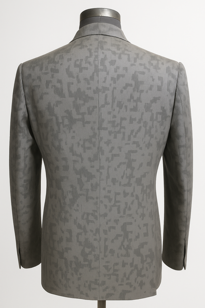 Elegant Urban Designer Textured Blazer