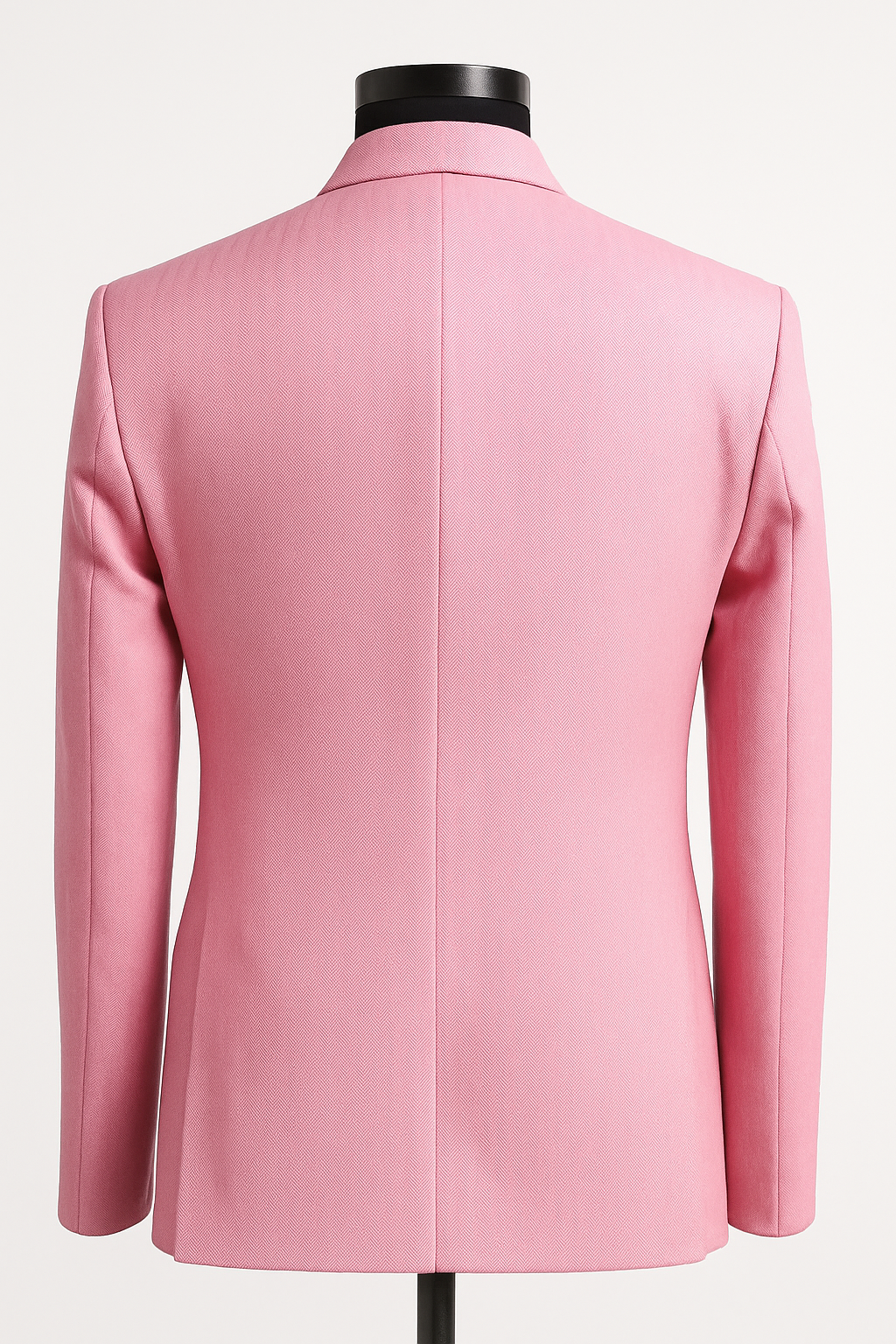 Aesthetic Textured Classic Pink Blazer