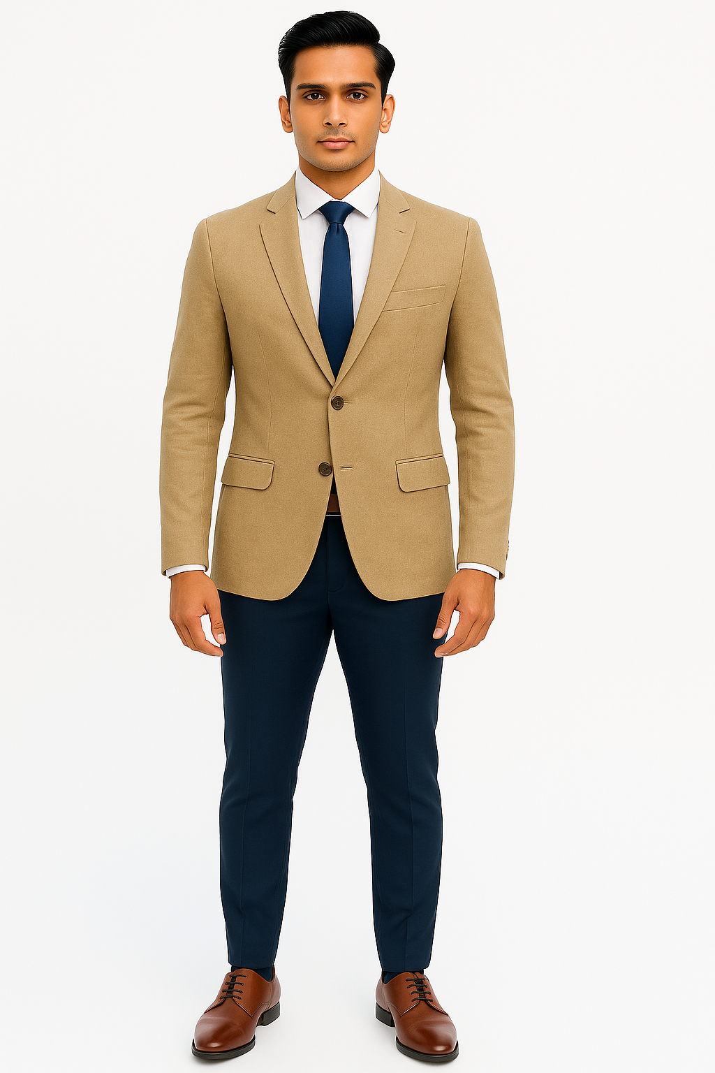 Vintage Beige Gold Blazer
