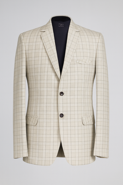 Classic Geometric Designer Blazer