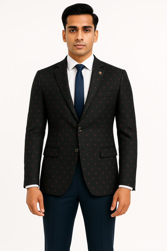 Elegant Designer Black Blazer