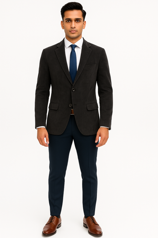 Black Corduroy Blazer