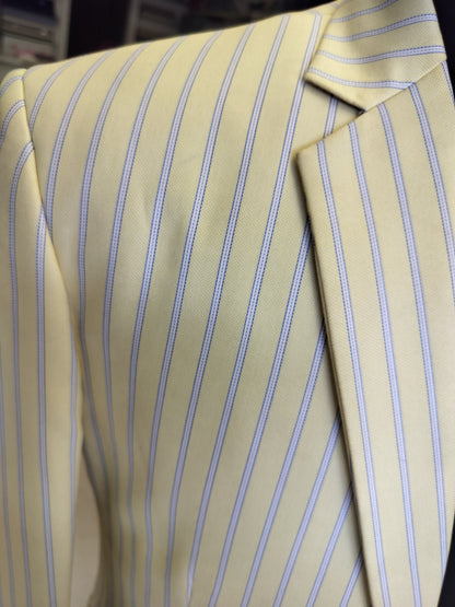 Classic Stripe Buttermilk Blazer