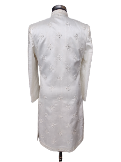 Majestic Designer White Sherwani