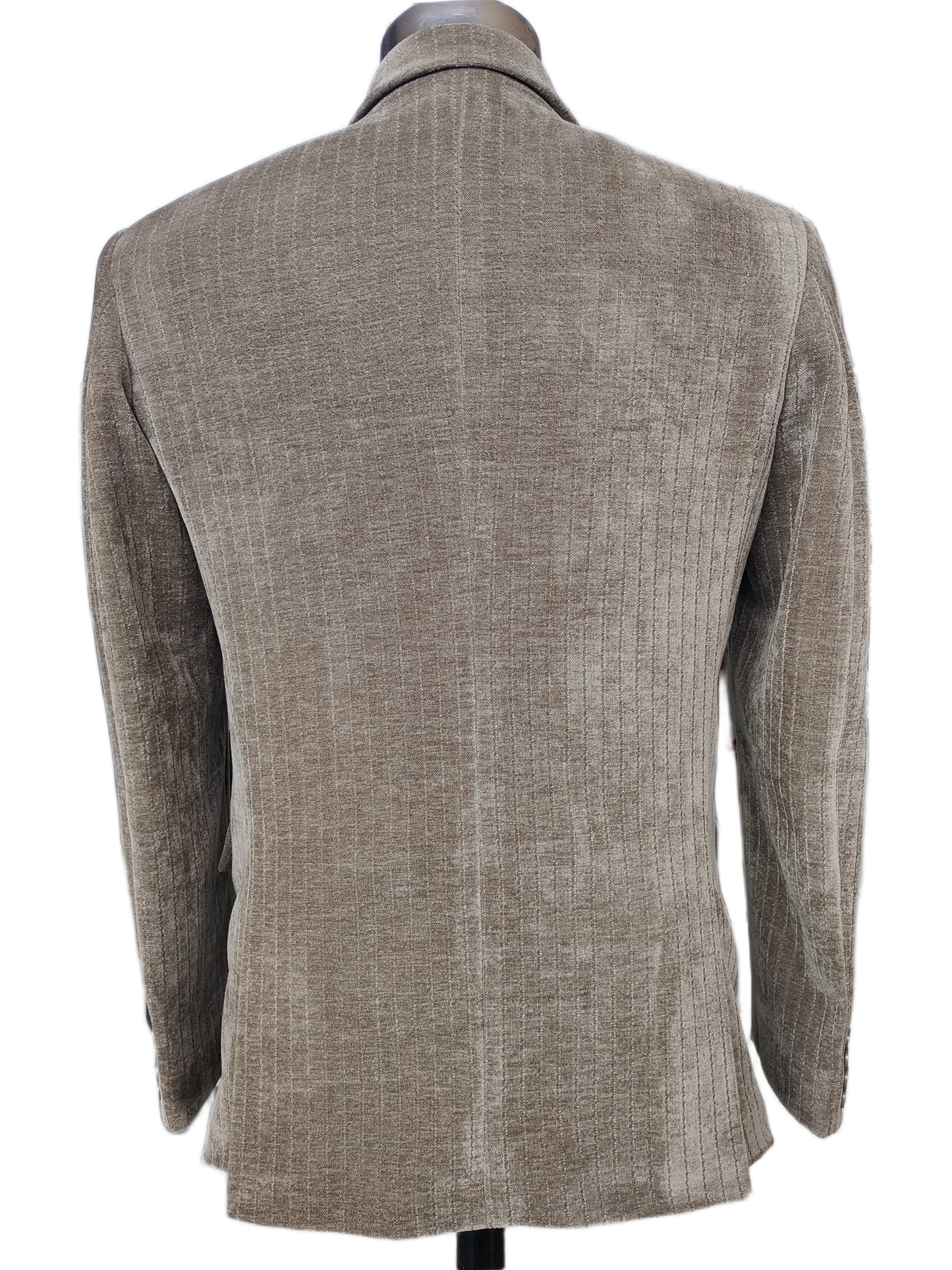 Exquisite Corduroy Taupe Green Blazer