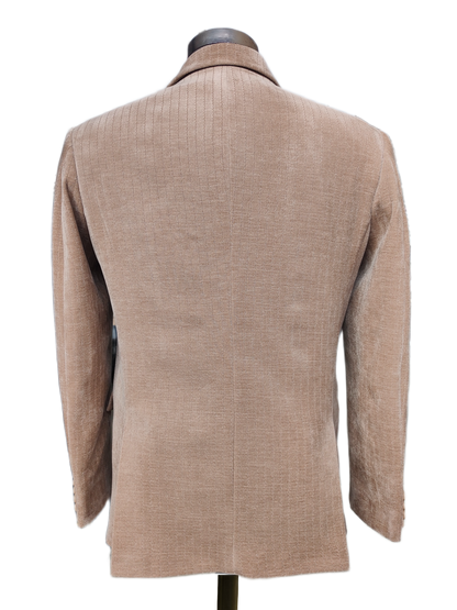 Exquisite Corduroy Light Sand Blazer