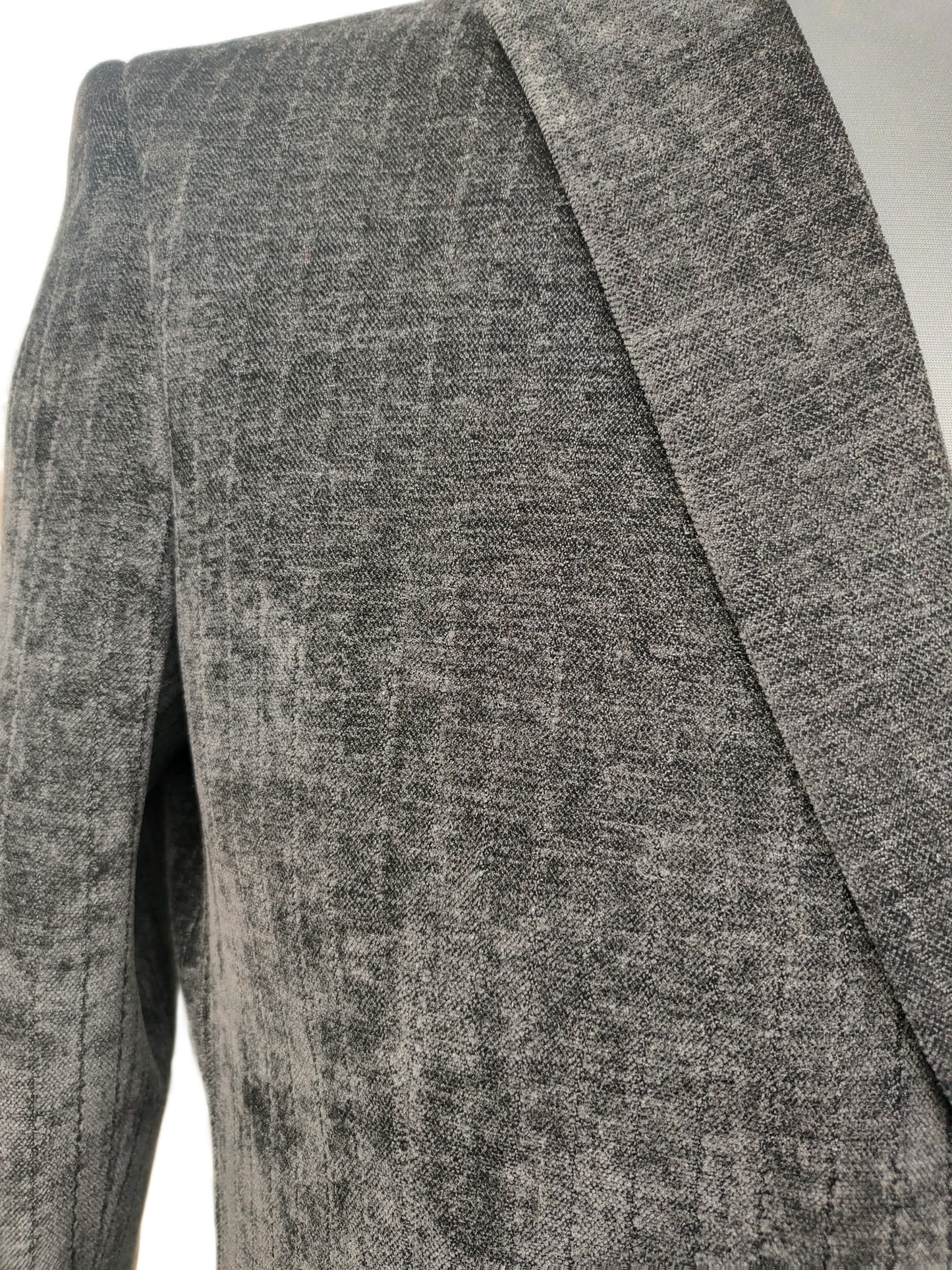 Exquisite Corduroy Black Blazer