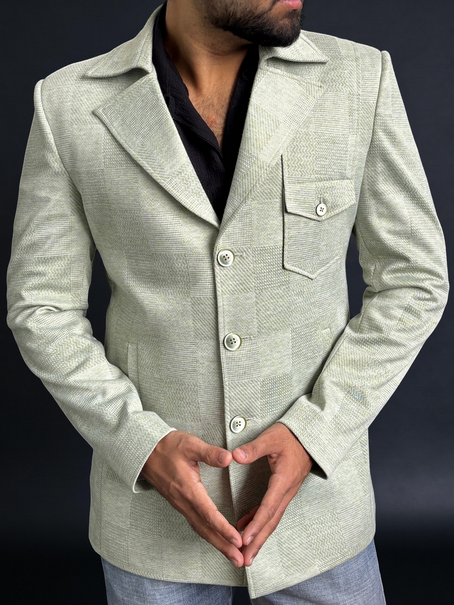 Urban Shacket Blazer with multi-pockets