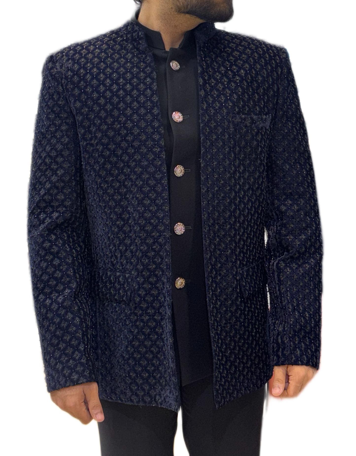 Ethnic Designer 3 Layers Open Bandhgala