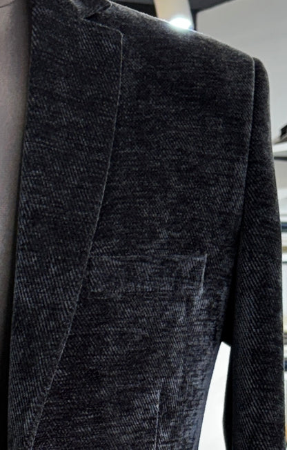 Elite Corduroy Blazer Black