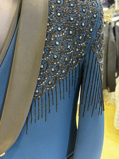 Ethnic Designer 2 Pc Suit Blue