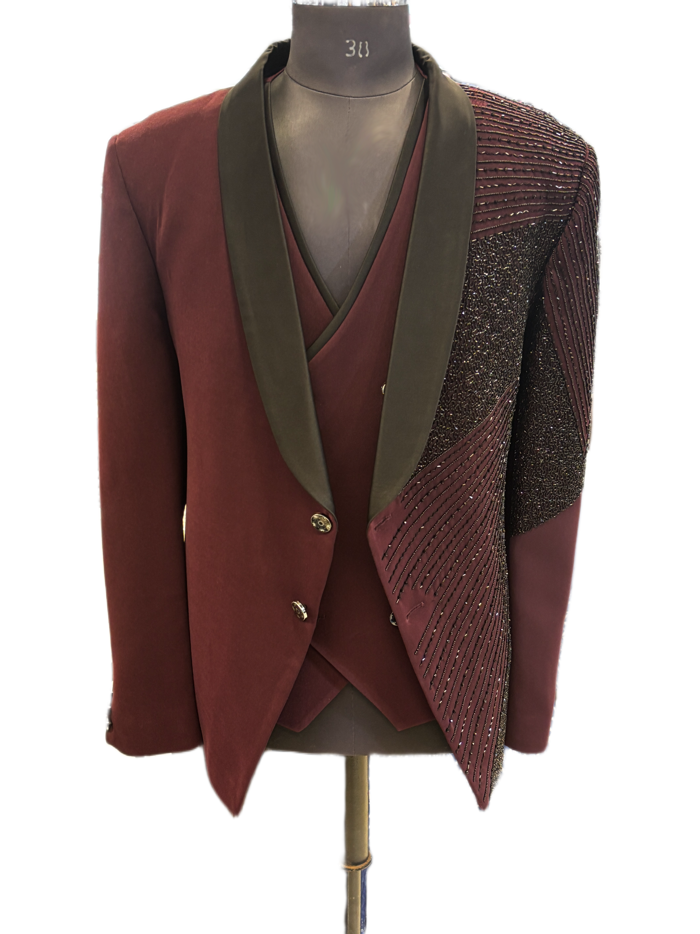 Ethnic Designer 2 Pc Suit Maroon