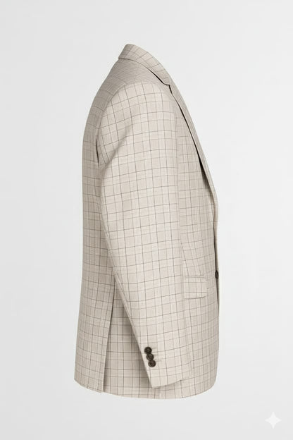 Classic Geometric Designer Blazer