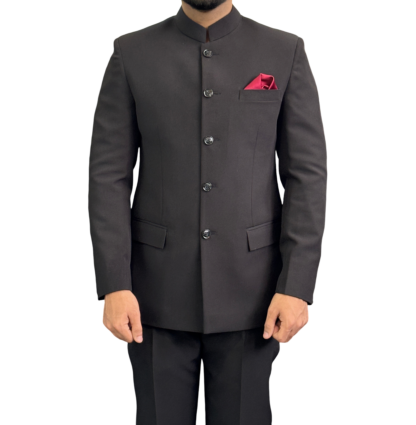 Elegant Designer Black Bandhgala