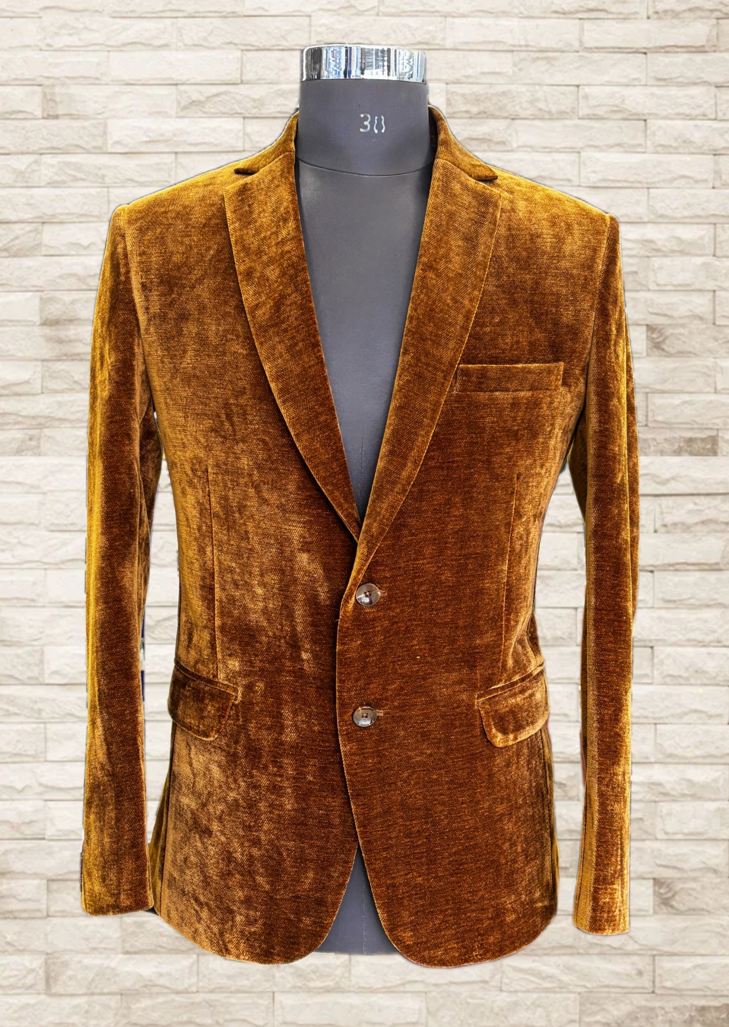 Elite Corduroy Blazer Golden Brown