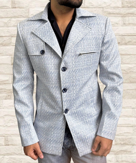 Stylish Shacket Blazer with multi-pockets